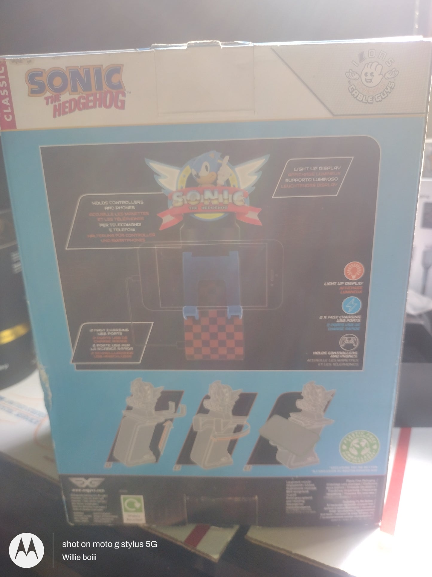 Sonic phone holder or charging stand