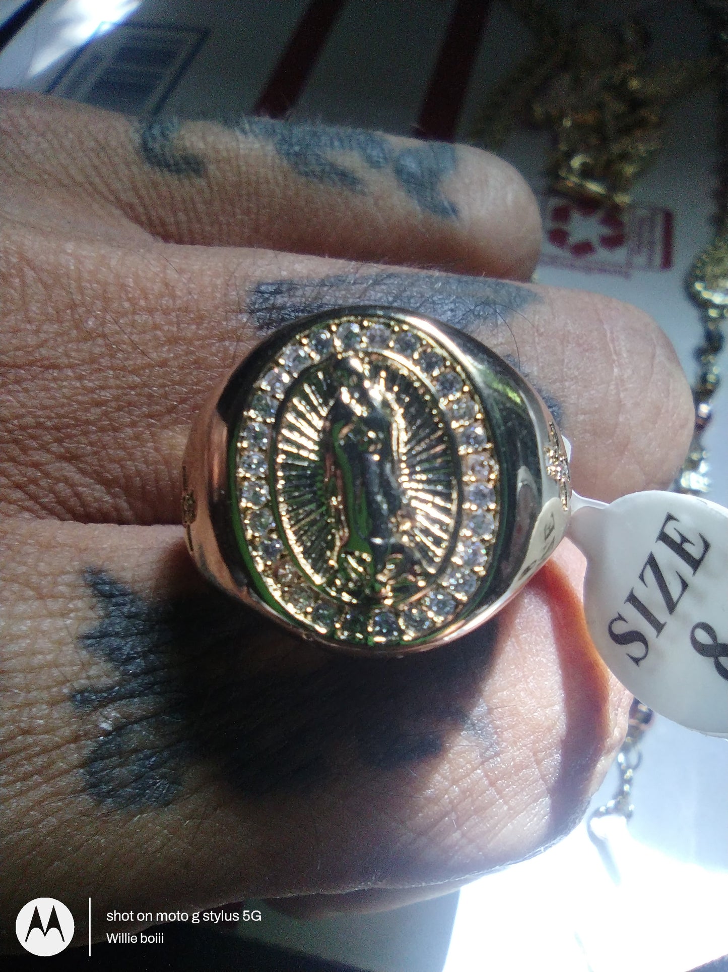 14kGF size 8 ring
