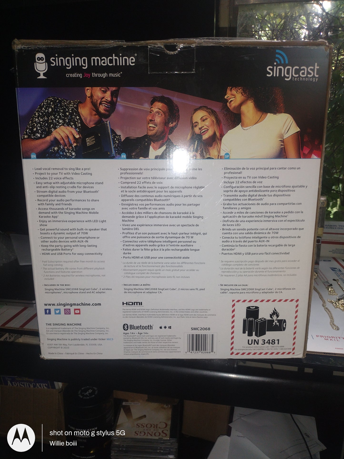 Singing machine