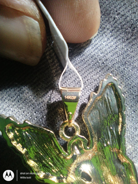 Micheal defeating Lucifer 14kGF pendant